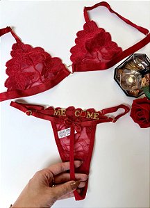 CONJUNTO PERSONALIZAVEL RITA VERMELHO