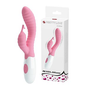 VIBRADOR COM 30 MODOS DE VIBRAÇÃO HYMAN PRETTY LOVE