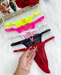 CALCINHA EM RENDA FIO PLAYBOY