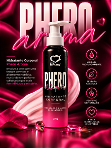 HIDRATANTE CORPORAL PHERO AROMA FEMININO 200G SEXY FANTASY