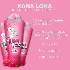 GEL EXCITANTE FEMININO XANA LOKA 15GR HOT FLOWERS