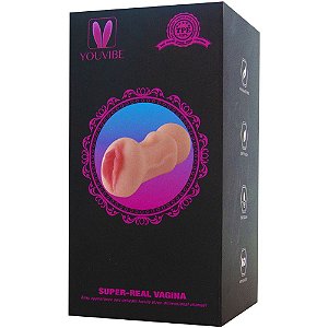 MASTURBADOR MASCULINO REALÍSTICO VAGINA COM CLITÓRIS ANATÔMICO YOU VIBE