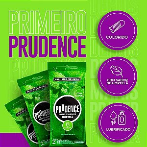 PRESERVATIVOS CORES E SABORES 6 UNIDADES PRUDENCE