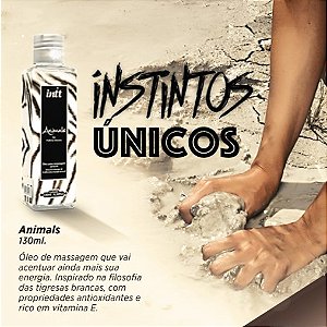 ÓLEO PARA MASSAGEM SENSUAL ANIMALS 130ML INTT