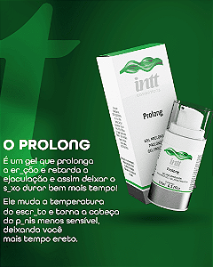 GEL QUE RETARDA E PROLONGA A EREÇÃO PROLONG 17ML INTT