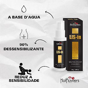 GEL DESSENSIBILIZANTE ANAL LIS-IN 30G HOT FLOWERS