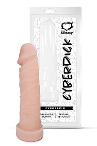 CAPA PENIANA EM CYBERSKIN 18X4,5 CM CYBERDICK SEXY FANTASY