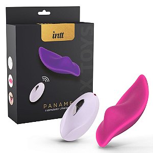 CALCINHA VIBRATORIA COM CONTROLE REMOTO SEM FIO PANAME PINK INTT