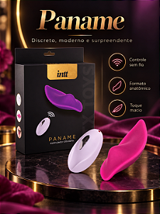 CALCINHA VIBRATORIA COM CONTROLE REMOTO SEM FIO PANAME PINK INTT