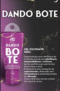 GEL DESLIZANTE ANAL VIBRANTE BEIJÁVEL DANDO BOTE 18G PEPPER BLEND