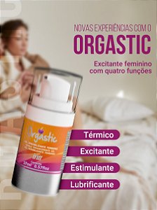 GEL EXCITANTE E SENSIBILIZANTE FEMININO ORGASTIC 17ML INTT