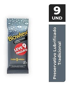 PRESERVATIVOS TRADICIONAL LEVE 9 PAGUE 6 UNIDADES BLOWTEX