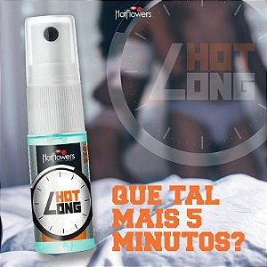 HOT LONG RETARDADOR MASCULINO SPRAY 12 ML HOT FLOWERS