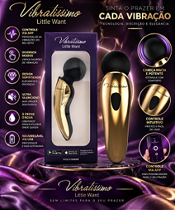 VIBRADOR CONTROLADO POR APLICATIVO VIBRATISSIMO BLACK INTT