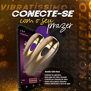 VIBRADOR CONTROLADO POR APLICATIVO VIBRATISSIMO BLACK INTT