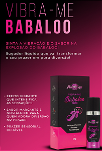 GEL ELETRIZANTE BEIJÁVEL VIBRA-ME BABALOO POWER 15G PROVOKE-ME