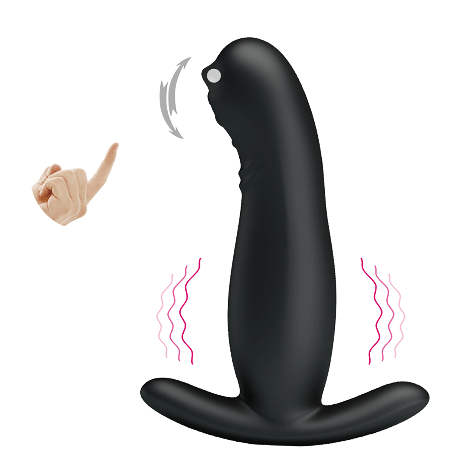 VIBRADOR DE PRÓSTATA COM MOVIMENTO PROSTATE MASSAGER PRETTY LOVE