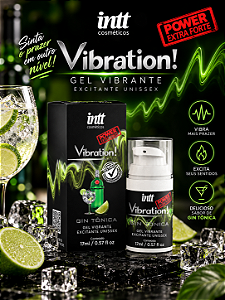 GEL EXCITANTE VIBRATION POWER GIN TÔNICA 17ML INTT