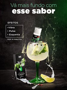 GEL EXCITANTE VIBRATION POWER GIN TÔNICA 17ML INTT