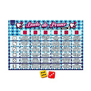 JOGO DE TABULEIRO COM DESAFIOS DUELO DO PRAZER NAMORO