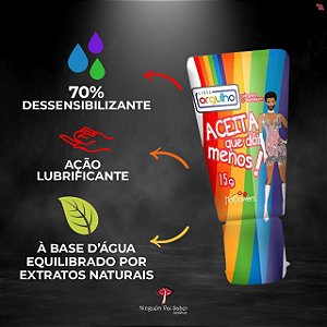 ACEITA QUE DÓI MENOS LUBRIFICANTE ANAL 15G HOT FLOWERS