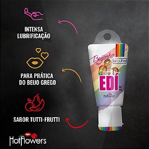 BEIJINHO NO EDÍ GEL BEIJO GREGO 15G HOT FLOWERS