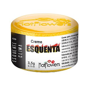 CREME EXCITANTE ESQUENTA UNISSEX 3,5G HOT FLOWERS