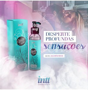 ÓLEO PARA MASSAGEM TANTRA AROMA ALGODÃO DOCE ATRAÇÃO FATAL 120ML INTT