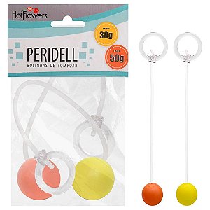 BOLINHAS DE POMPOARISMO PEQUENAS COM 2 PESOS PERIDEL HOT FLOWERS