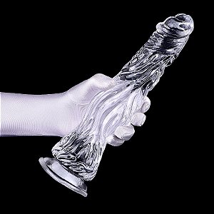 PLUG ANAL DILDO SILICONE COM VENTOSA 27,5 X 6,5 CM SI
