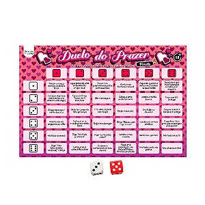 JOGO DE TABULEIRO DUELO DO PRAZER PICANTE