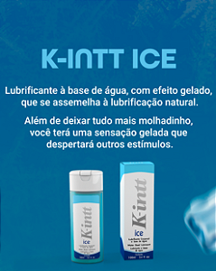LUBRIFICANTE À BASE DE ÁGUA EFEITO GELADO K-INTT ICE 100ML INTT