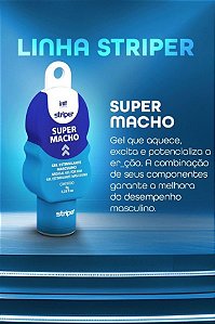 GEL ESTIMULANTE MASCULINO SUPER MACHO STRIPER 8G INTT