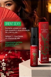 EXCITANTE UNISSEX ESQUENTA EM SPRAY ORIENT SEXY 15ML INTT