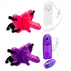 VIBRADOR BUTTERFLY COM MINI PÊNIS SEXY FANTASY