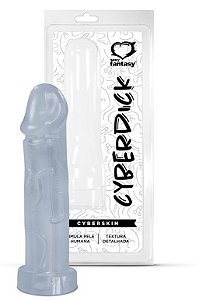 CAPA PENIANA EM CYBERSKIN 17 X 4,5CM CYBERDICK SEXY FANTASY