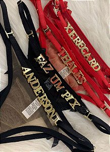 CALCINHA PERSONALIZAVEL EM TULE PLUS SIZE