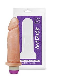 PÊNIS COM VIBRADOR INTERNO 15,3X4,5CM SEXY FANTASY