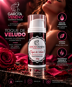 GEL SILICONADO TOQUE DE VELUDO ROSA E PIMENTA RUBRA 30G GAROTA VENENO