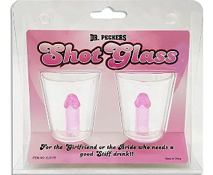 COPO PARA SHOT COM MINI PÊNIS DR. PECKERS