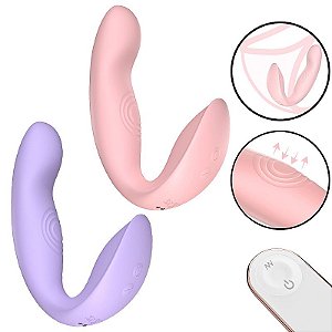 VIBRADOR DE PONTO G E CLITÓRIS COM TAPPING TEASING G S-HANDE