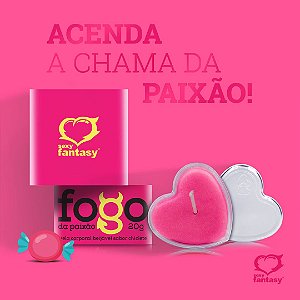 VELA BEIJÁVEL FOGO DA PAIXÃO 20G SEXY FANTASY