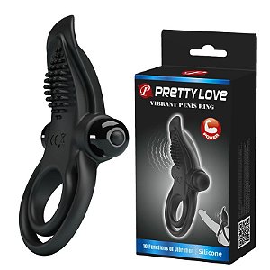 ANEL PENIANO COM VIBRO VIBRANT PENIS RING PRETTY LOVE