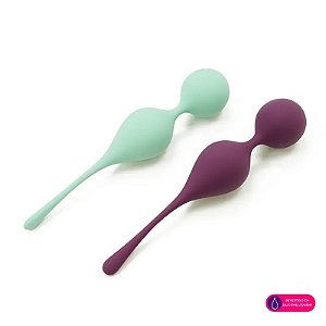 BOLAS PARA POMPOARISMO COM 2 ESFERAS INTERNAS EM SILICONE PREMIUM