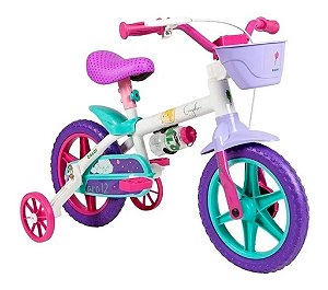 Bicicleta Infantil Nathor Cecizinha Caloi Aro 12 Colorida