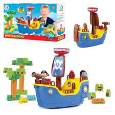 BRINQUEDO BABY LAND NAVIO PIRATA CARDOSO- 8002