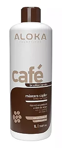 Escova Progressiva Café Aloka Cosméticos Profissional 1l cos