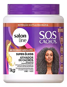 Ativador de Cachos Salon Line SOS Cachos Super Óleos - 1kg