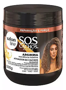 Ativador Cachos Salon Line SOS Cachos Arginina 500g