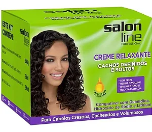 Creme Relaxante  Kit Cachos Soltos Salon Line